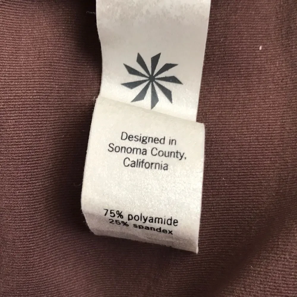 Athleta Swimdress Dress Skirt Swimsuit XXS Brown